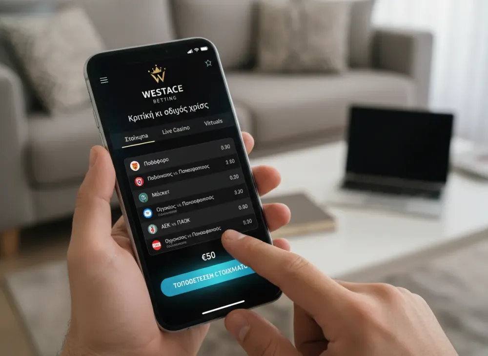 Κριτική και οδηγός χρήσης Westace app για στοιχηματισμό